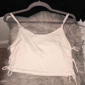 White Lucy Love tank